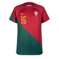 Portugal Rafael Leao #15 Hemmatröja VM 2022 Korta ärmar